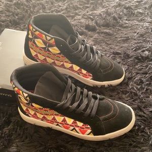 Kente high top sneakers